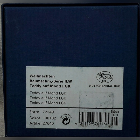 Baumschmuck Teddy Baren Ornament Hanging Home Decor W. Stefan Christmas 27640 - Picture 6 of 6